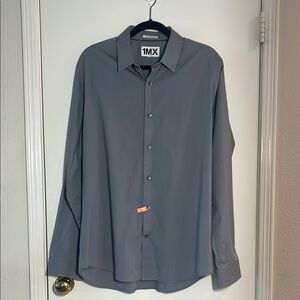 Express 1MX Men’s Button Down Shirt Extra Slim Fit